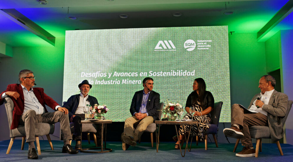 Gonzalo Muñoz, COP25 Champion, speaks in Tarapacá about progress and challenges in sustainable mining