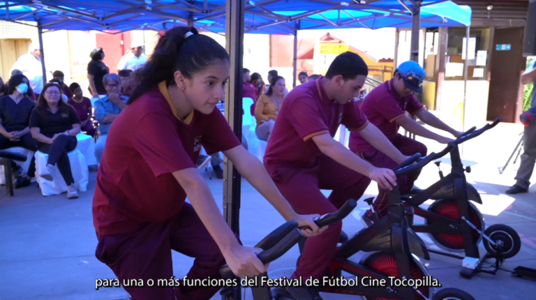 ¡Pedaleando por un festival sostenible!