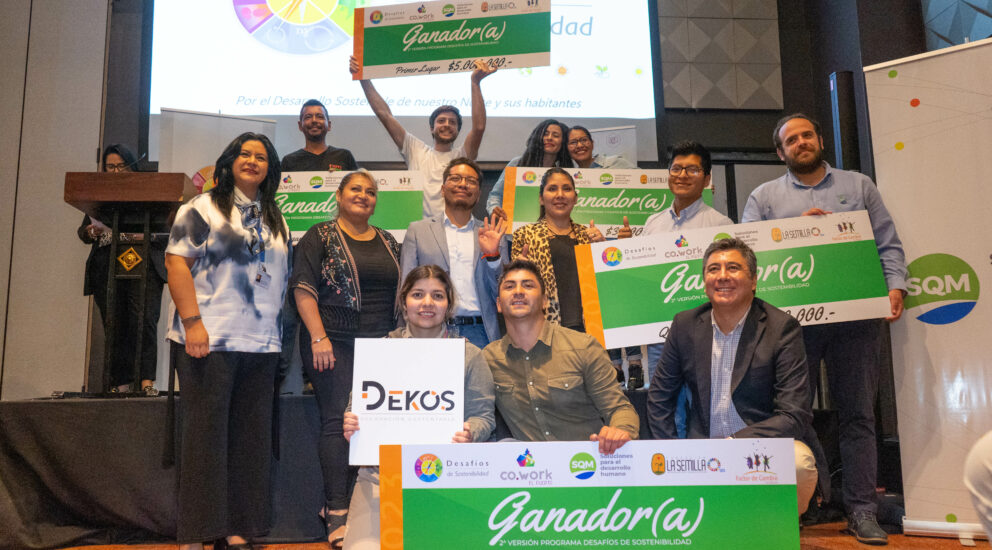 Emprendimientos de economía circular y agricultura sostenible ganaron la segunda versíón del programa Desafíos de Sostenibilidad