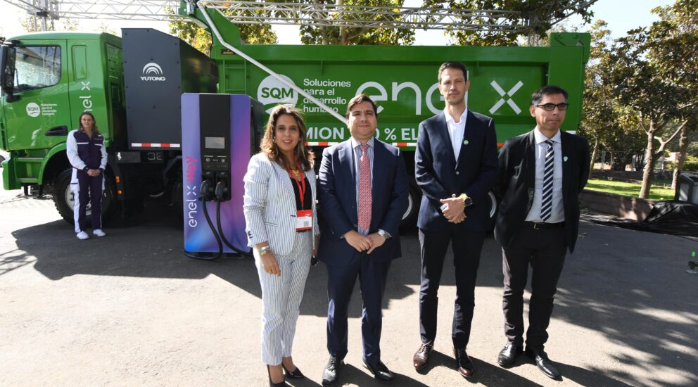 ENEL X y SQM presentan en Enade “E-TRUCK”:  el primer camión de alto tonelaje  100% eléctrico para la gran minería